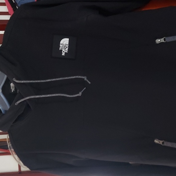 The North Face black pullover Zip pockets Gorp Core style hoodie Sz S - Picture 4 of 12